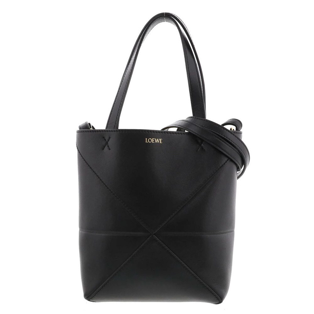 LOEWE Puzzlefold Tote Bag Black